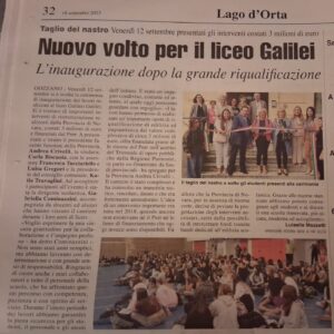 Gozzano Inaugurazione